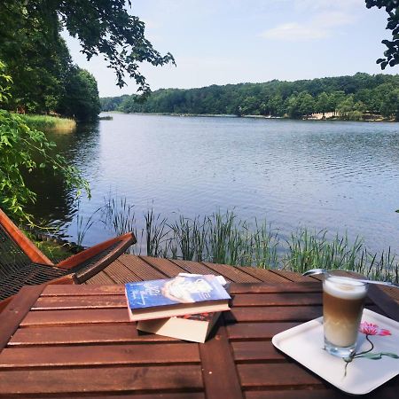 Domek Nad Jeziorem Łąck Exterior foto